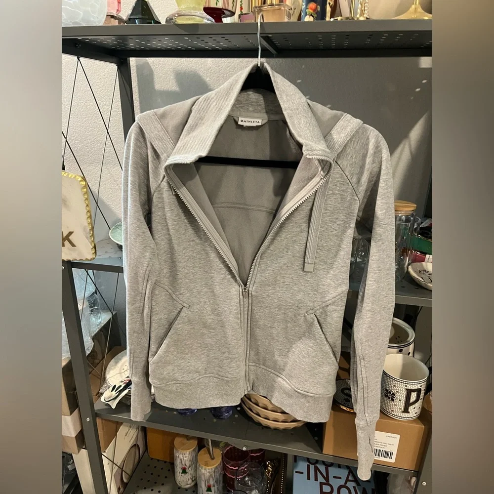 Athleta Triumph Hoodie Full Zip Hoodie, Small - Picture 6 of 6